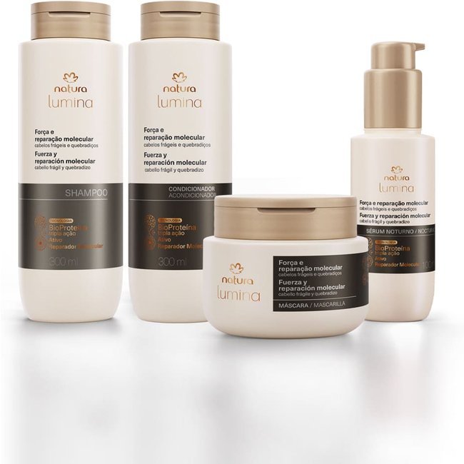 Kit Lumina Força e Reparação Molecular (4 produtos)