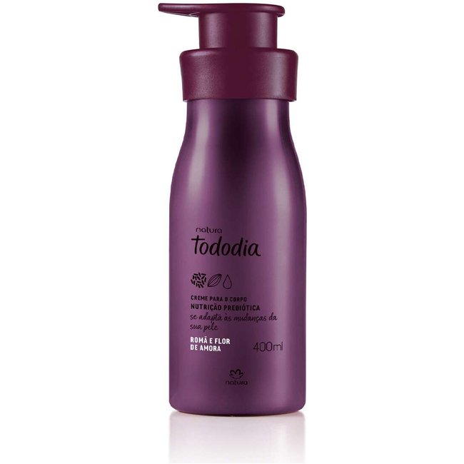 Creme Desodorante Nutritivo Para o Corpo Tododia Romã e Flor de Amora 400 ml
