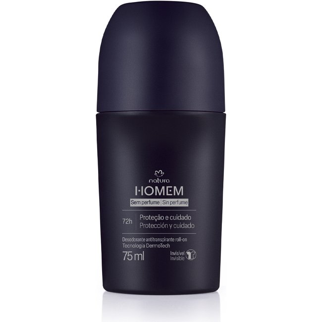 Desodorante Antitranspirante Roll-On Natura Homem Sem Perfume