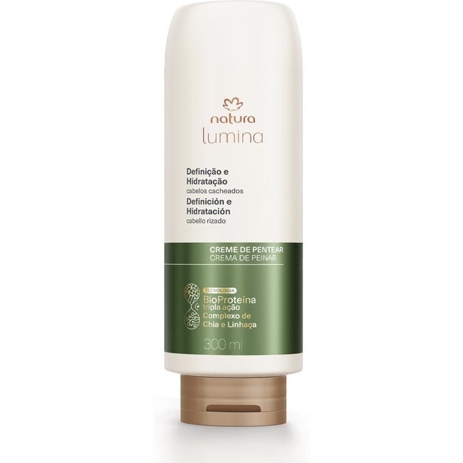 Creme de Pentear de Definição para Cabelos Cacheados Lumina 300 ml