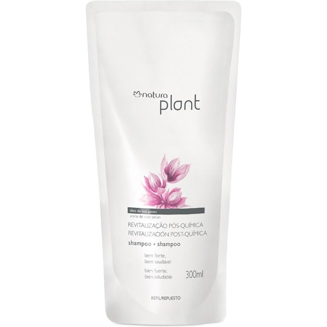 Refil Shampoo Revitalização Pós química Natura Plant 300 ml