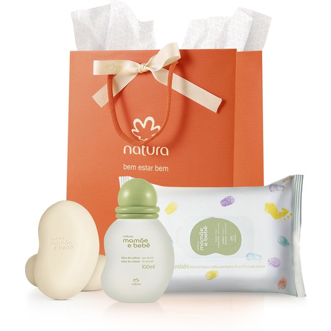 Presente Natura Mamãe e Bebê (3 produtos)