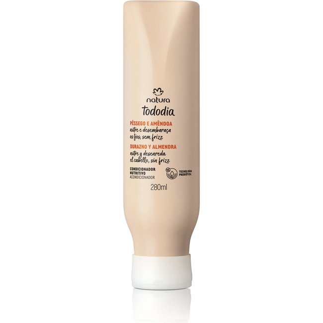 Condicionador Nutritivo Tododia Pêssego e Amêndoa 280 ml