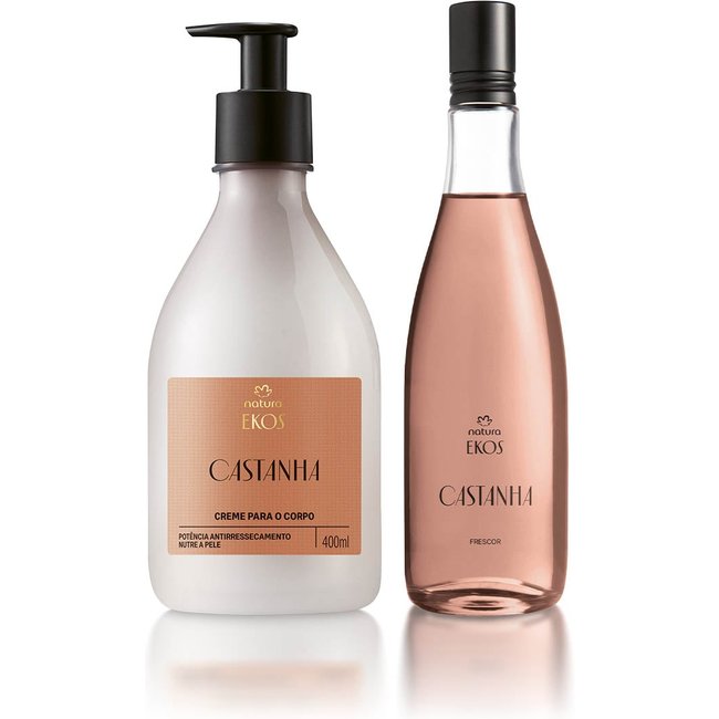 Kit Ekos Castanha Creme para o Corpo e Frescor