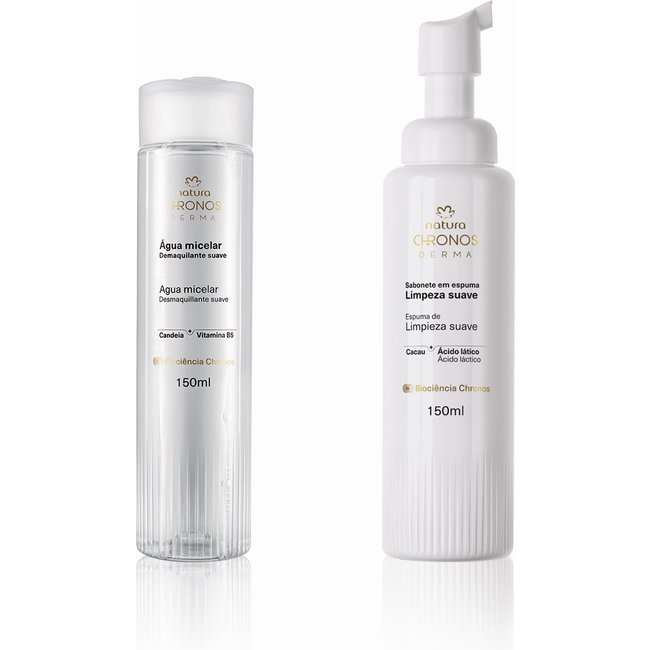 Kit Limpeza Suave Chronos Derma (2 produtos)