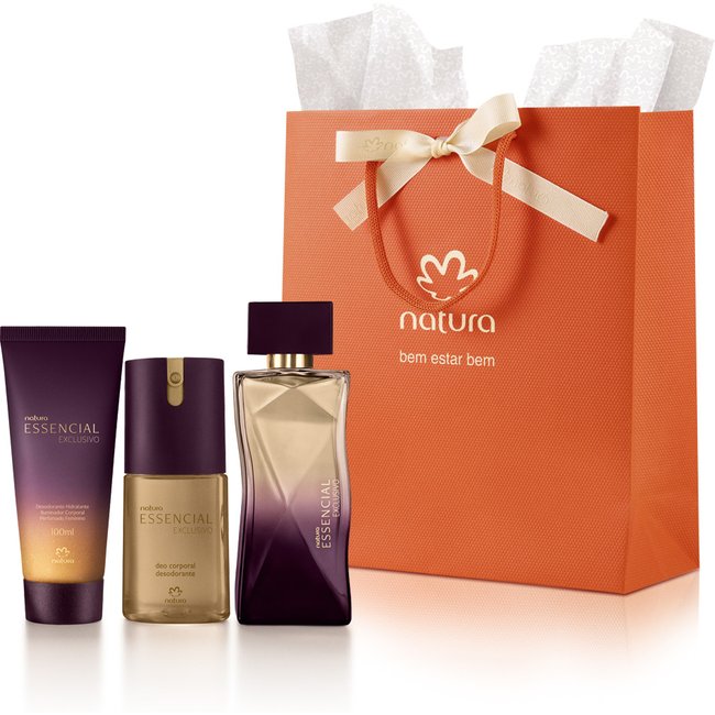 Presente Natura Essencial Exclusivo Feminino Completo (3 produtos)