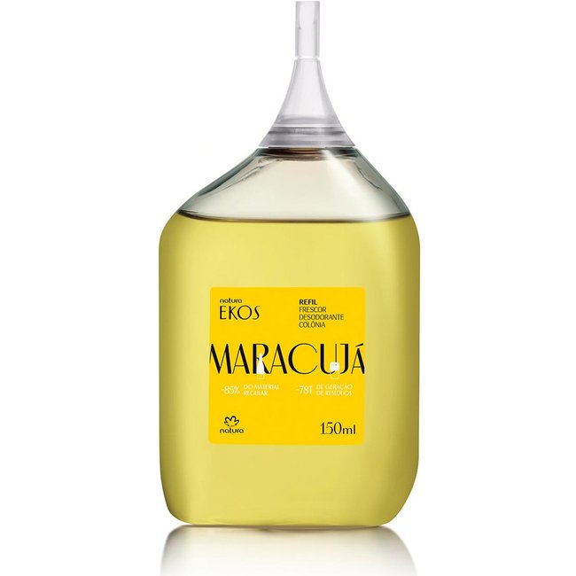 Refil Desodorante Colônia Frescor Feminino Maracujá Ekos 150 ml