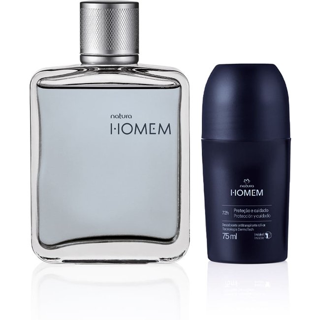 Kit Desodorante Colônia e Desodorante Roll-on Natura Homem (2 produtos)