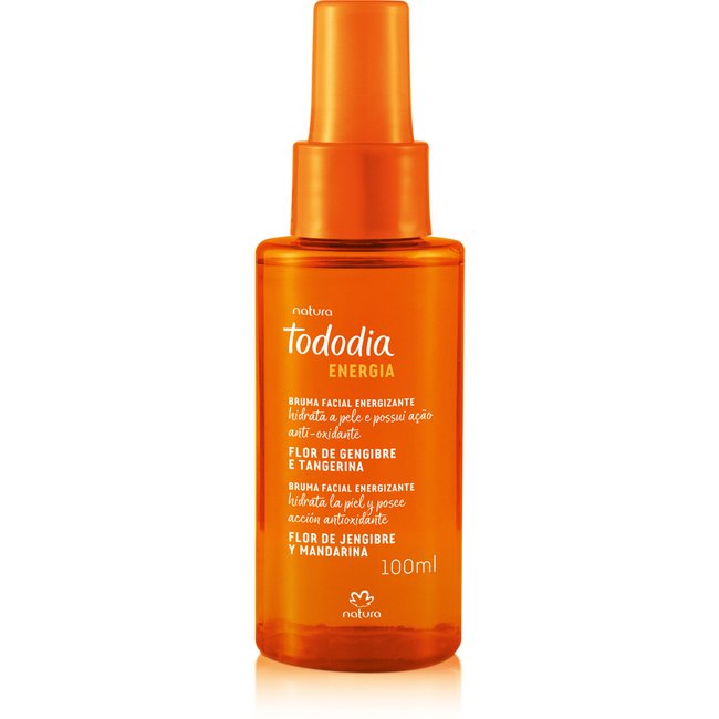 Bruma Facial Energizante Tododia Flor de Gengibre e Tangerina 100 ml