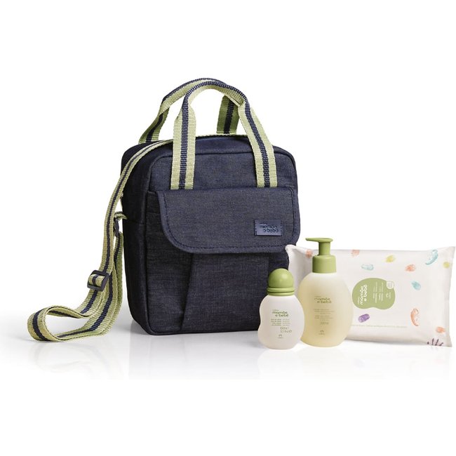 Conjunto Mamãe e Bebê com frasqueira (4 produtos)