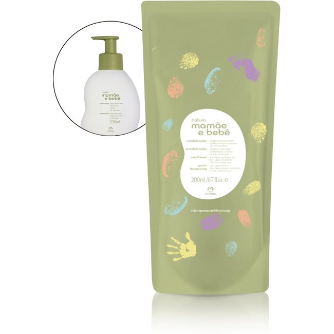 Refil Condicionador Suave Mamãe e Bebê 200 ml