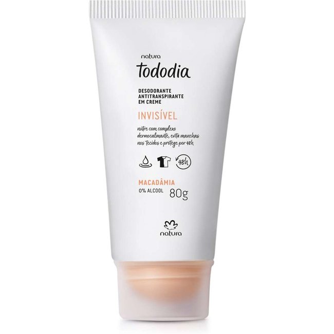 Desodorante Antitranspirante em Creme Tododia Macadâmia 80 g