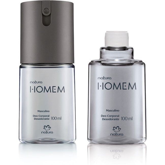 Kit Desodorante Corporal Natura Homem com Refil