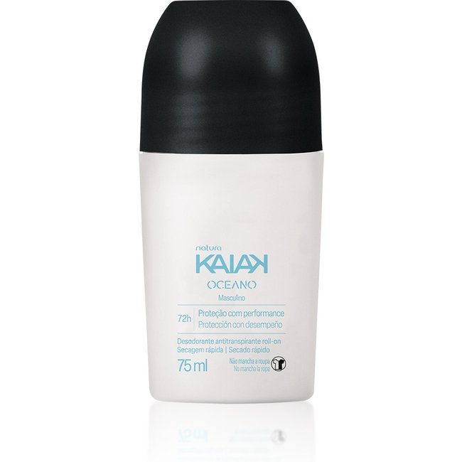 Desodorante Antitranspirante Roll-on Kaiak Oceano Masculino 75 ml