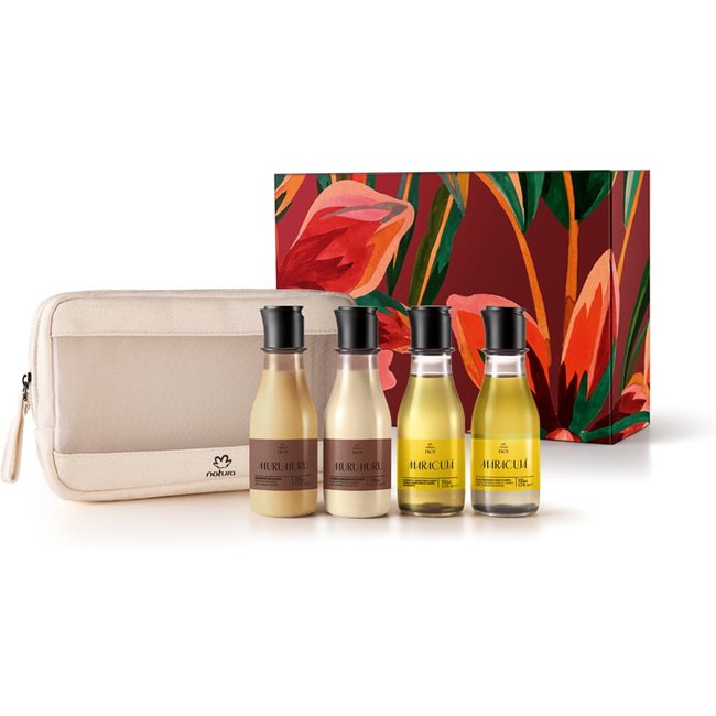Presente Natura Ekos Cabelo e Corpo com Nécessaire (5 produtos)