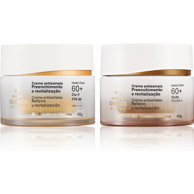 Kit Dupla Antissinais 60+ Chronos Derma ( 2 produtos)