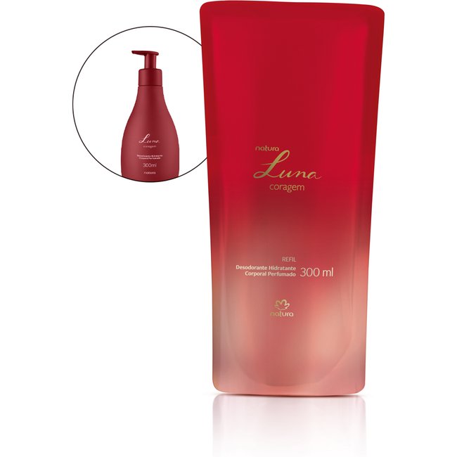 Refil Desodorante Hidratante Corporal Luna Coragem 300 ml
