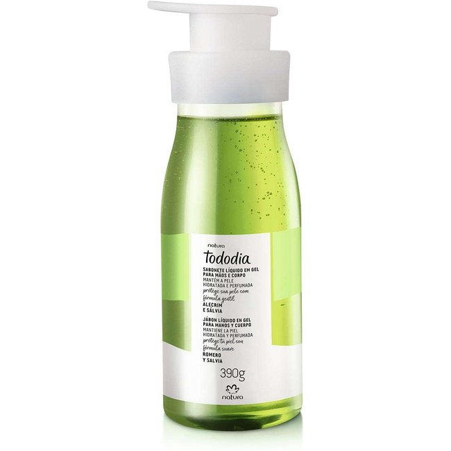 Sabonete Líquido em Gel Tododia Alecrim e Sálvia 390 g