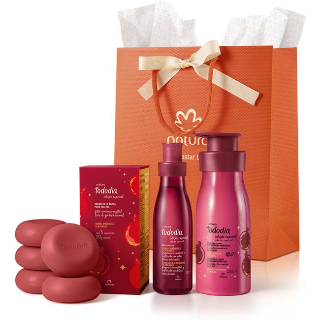Presente Natura Tododia Romã e Amêndoas Glaceadas (3 produtos)