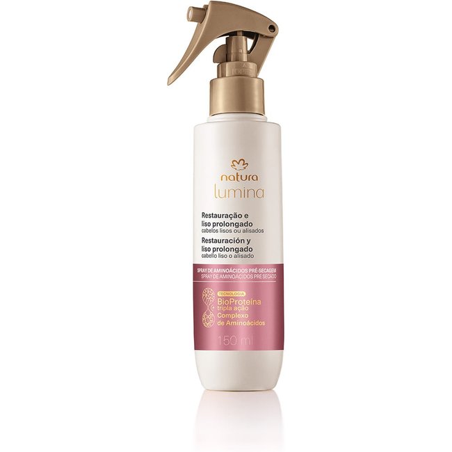 Spray de Aminoácidos Lumina Pré-Secagem para Restauração e Liso Prolongado 150 ml