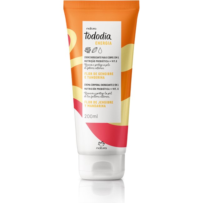 Creme Energizante Corporal 2 em 1 Tododia Energia 200 ml