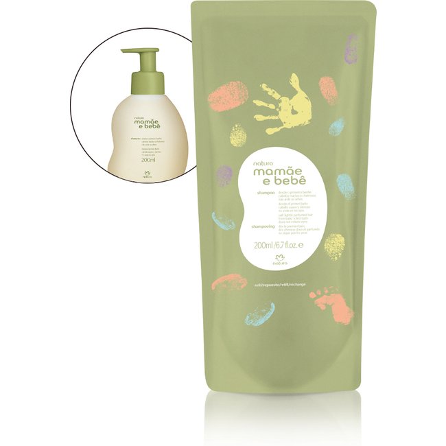 Refil Shampoo Mamãe e Bebê 200 ml