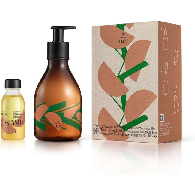 Kit Concentrado Corporal em Creme Ekos Castanha
