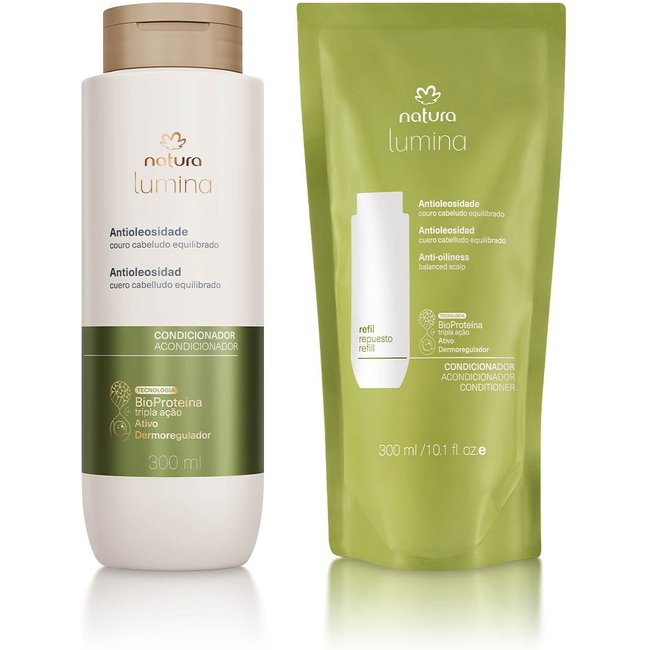 Kit Condicionador com Refil Lumina Antioleosidade