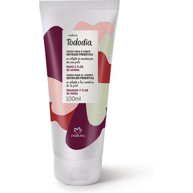 Creme Desodorante Nutritivo Para o Corpo Tododia Romã e Flor de Amora 100 ml