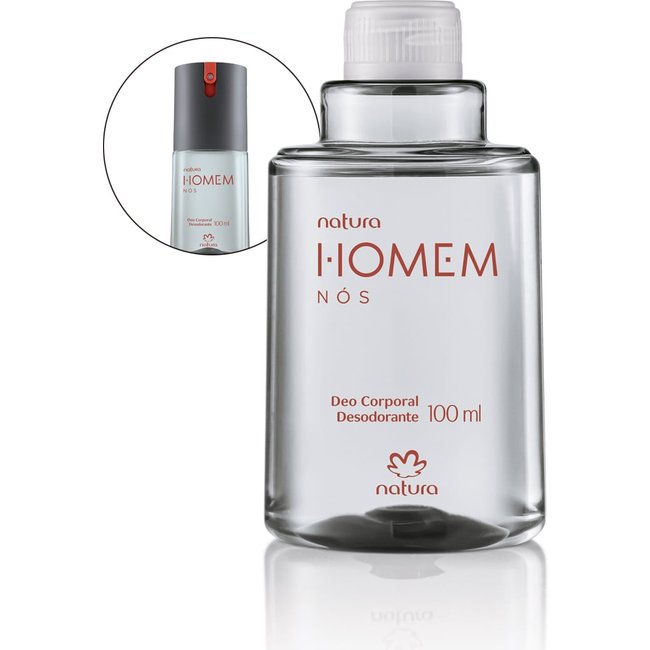 Refil Desodorante Corporal Natura Homem Nós 100 ml