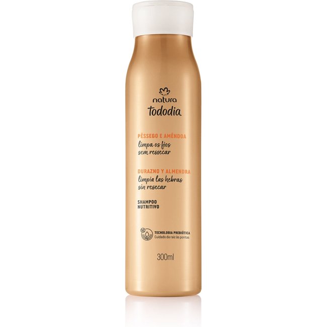 Shampoo Nutritivo Tododia Pêssego e Amêndoa 300 ml