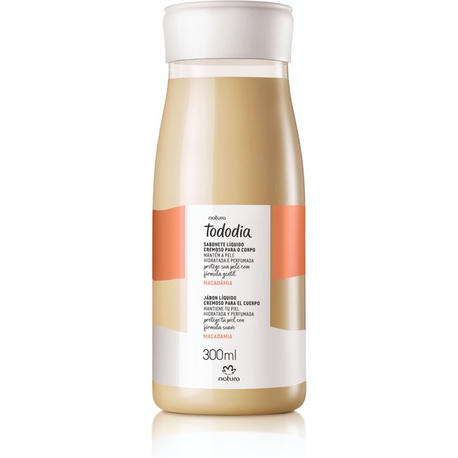 Sabonete Líquido Cremoso para o Corpo Tododia Macadâmia 300 ml