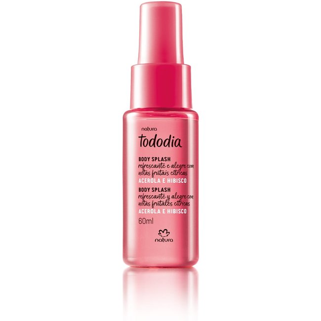 Body Splash Desodorante Colônia Tododia Acerola e Hibisco Miniatura 60 ml