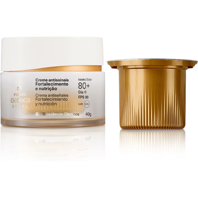 Kit Creme Antissinais 80+ Dia Chronos Derma com Refil