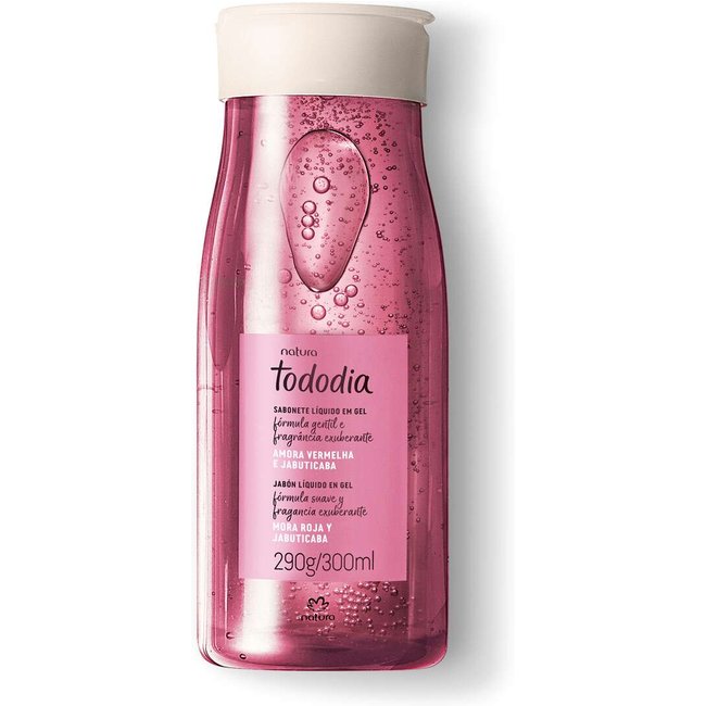Sabonete Líquido em Gel Tododia Amora Vermelha e Jabuticaba 300ml