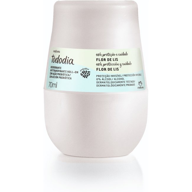 Desodorante Antitranspirante Roll on Tododia Flor de Lis 70 ml