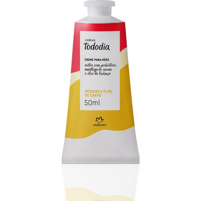 Creme Nutritivo para Mãos Tododia Pêssego e Flor de Cravo 50 ml