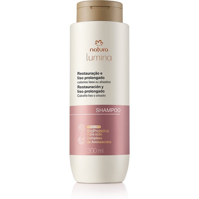 Shampoo Lumina Restaurador para Restauração e Liso Prolongado 300 ml