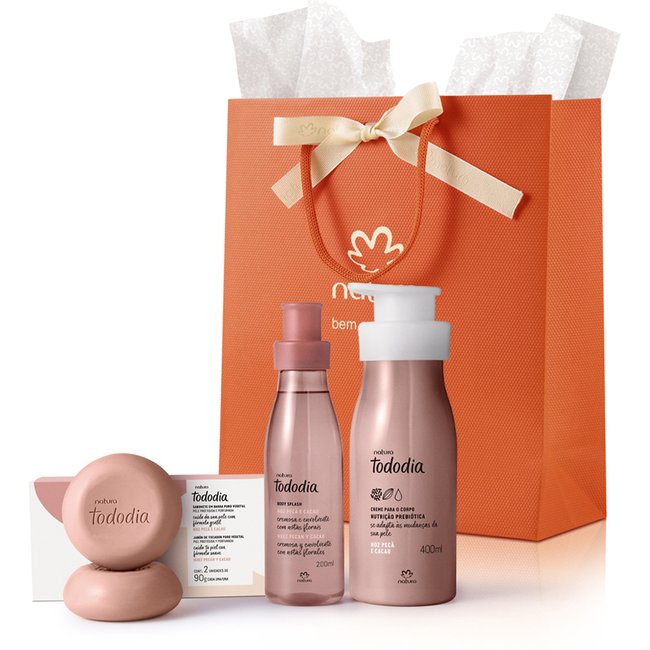 Presente Natura Tododia Noz Pecã e Cacau (3 produtos)