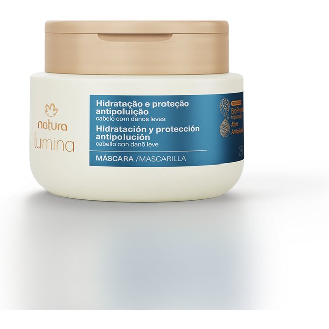 Máscara Hidratante Lumina para Hidratação e Proteção Antipoluição 250 ml