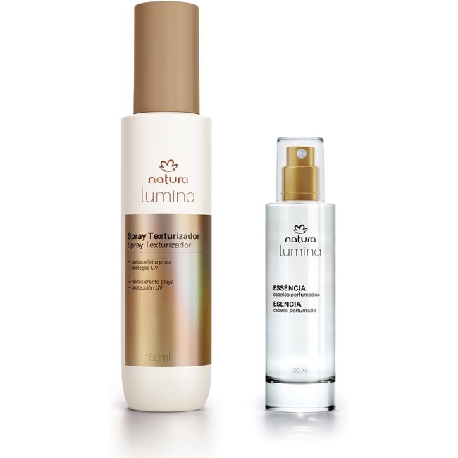 Kit Spray Texturizador e Essência para Finalização Lumina (2 produtos)