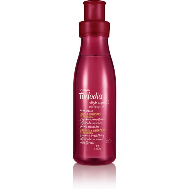 Body Splash Desodorante Colônia Tododia Romã e Amêndoas Glaceadas 200 ml