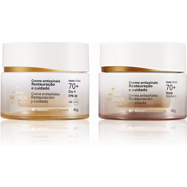 Kit Dupla Antissinais 70+ Chronos Derma (2 produtos)