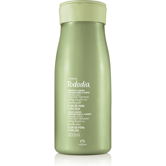 Sabonete Líquido Cremoso para o Corpo Tododia Flor de Pera e Melissa 300 ml