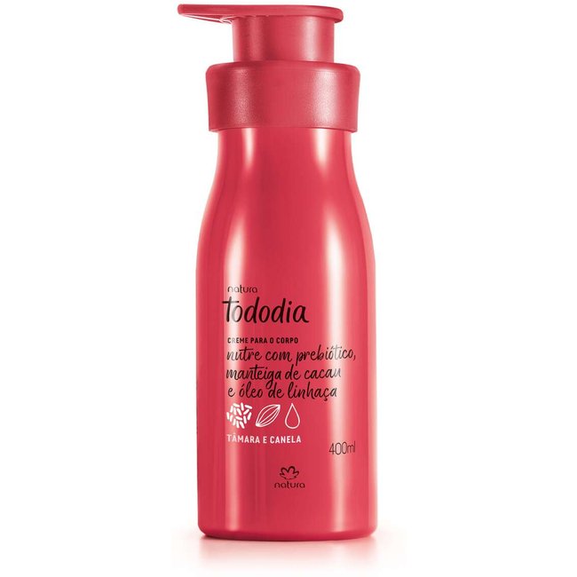 Creme Desodorante Nutritivo para o Corpo Tododia Tâmara e Canela 400 ml
