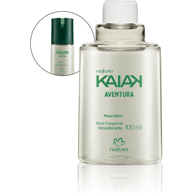 Refil Desodorante Corporal Kaiak Aventura Masculino