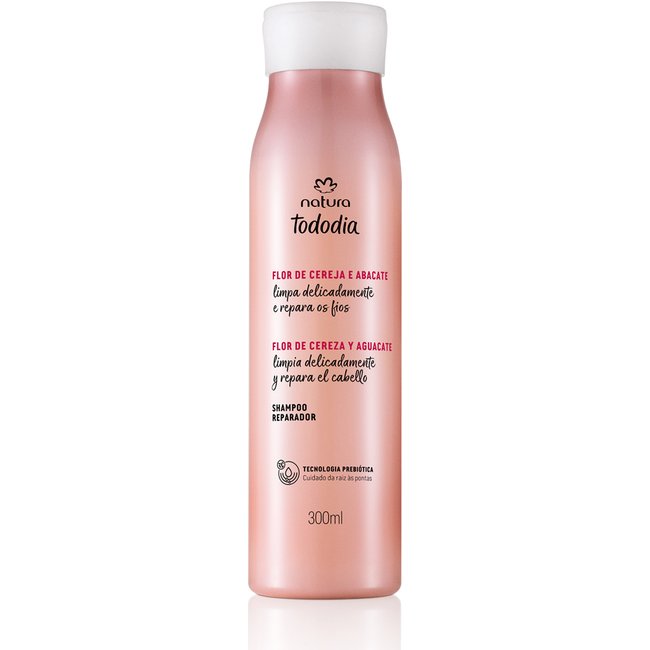 Shampoo Reparador Tododia Flor de Cereja e Abacate 300 ml