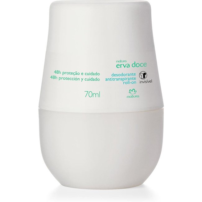 Desodorante Antitranspirante Roll On Erva Doce 70 ml