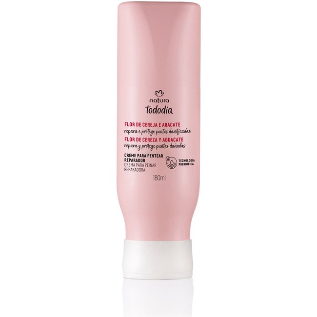 Creme para Pentear Reparador Tododia Flor de Cereja e Abacate 180 ml