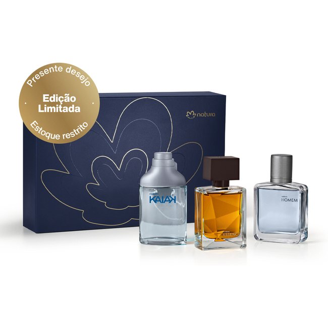 Coleção Especial Miniaturas da Perfumaria Masculina 3 un. de 25 ml